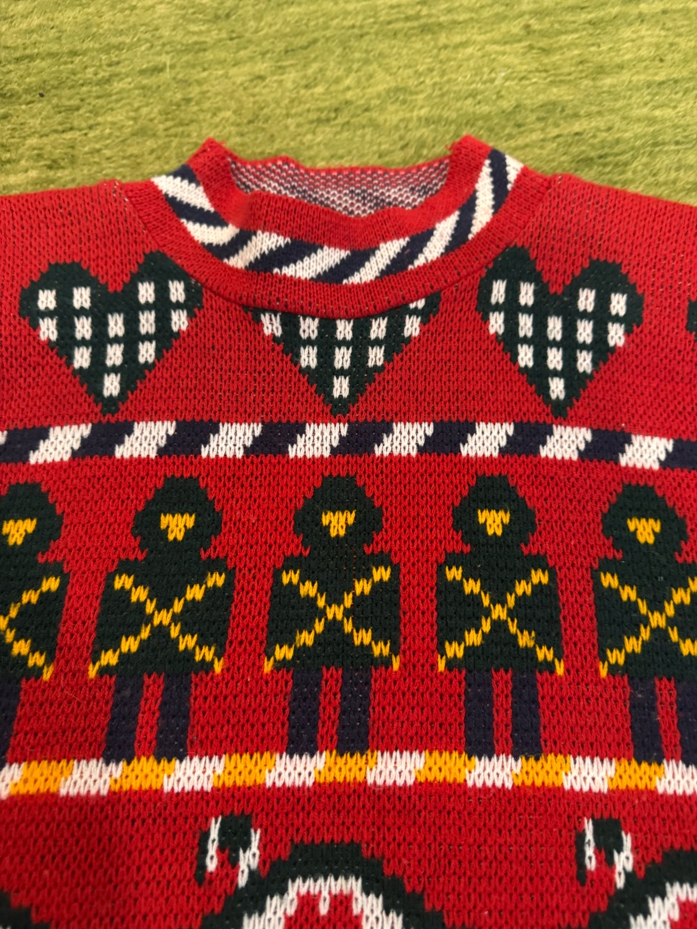 Vintage GRANDMA'S 80'S UGLY CHRISTMAS SWEATER by Nuggets Size S Knit Grandmacore